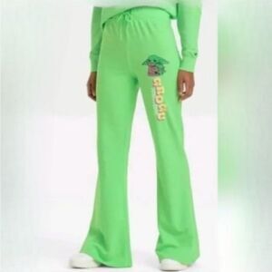Star Wars Grogu XS Green Sweatpants New